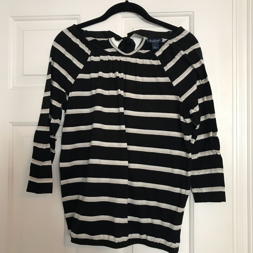 Gloria Vanderbilt size small 3/4 length sleeve top